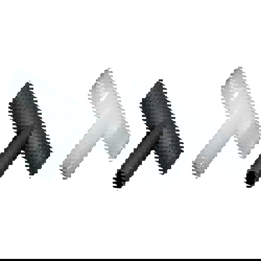 Barbed Tube Insert Tee Plug: 1/2 x 1/2 x 1/2